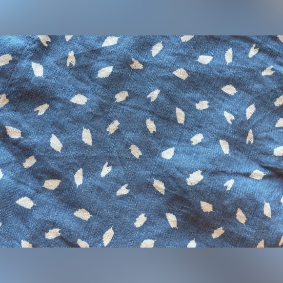 LOFT Size Small Shorts Blue with White Dots/Designs - Picture 4 of 4